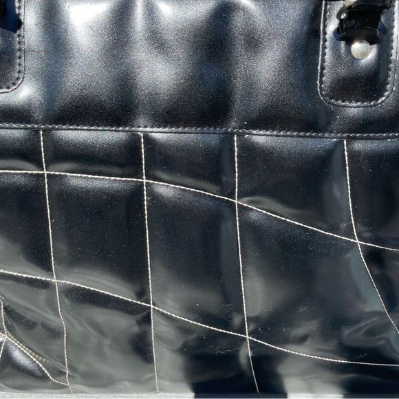 MTV Vintage black faux leather large purse - Picture 7 of 11